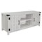 Flash Furniture Charlotte Modern Farmhouse Barn Door TV Stand in Light Gray for TV's up to 65in. w/Adjustable Shelf GC-MBLK67-LTGY-GG - alternate 9